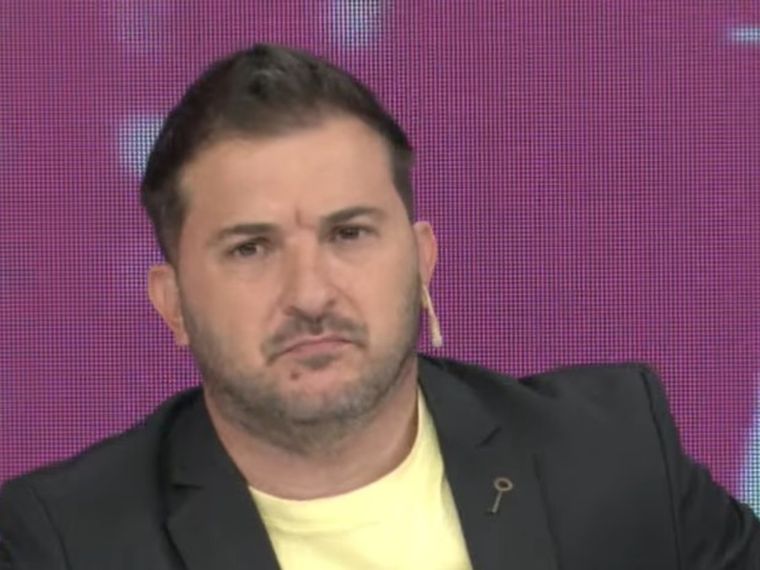Diego Brancatelli, indignado tras el revuelo por su escándalo con Luiciana Elbusto. Foto: Captura de video C5N