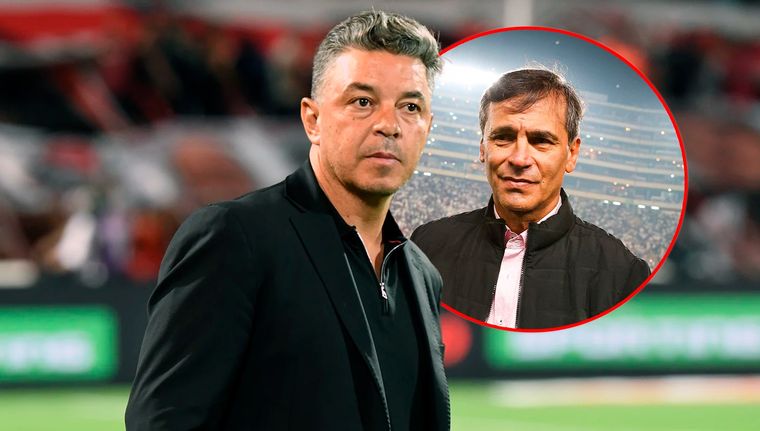 Fabián Bustos palitó el duelo contra el River de Gallardo. Foto: ALF PONCE MERCADO / MDZ y @Universitario