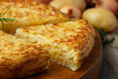 Delicias de la sartén: tortilla de patatas que inspira momentos Foto: Shutterstock