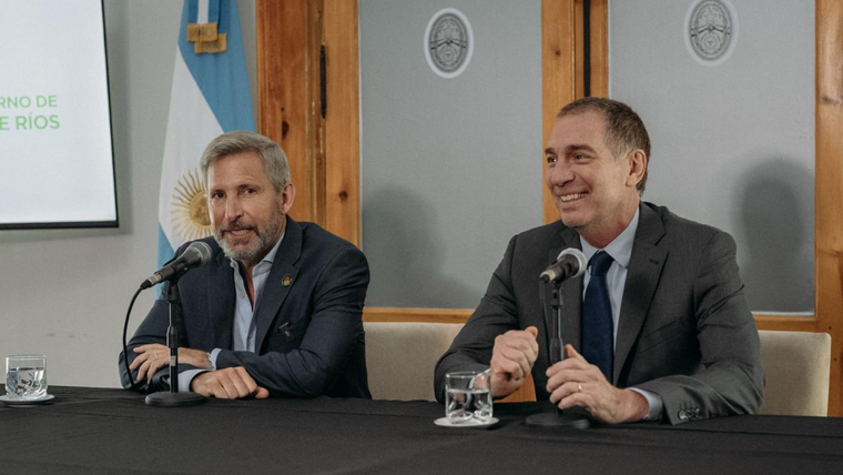 Diego Santilli continúa con su ronda de negociaciones con los gobernadores. Diego Santilli continúa con su ronda de negociaciones con los gobernadores.