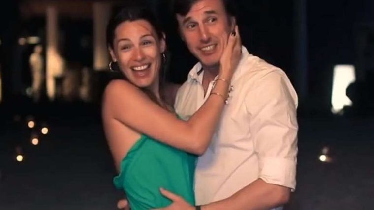 Pampita y Roberto García Moritán