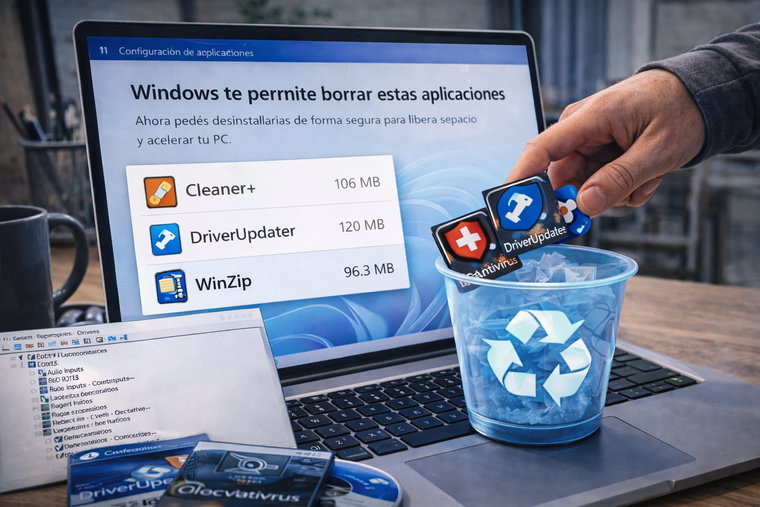 Menos software instalado puede traducirse en una PC más ordenada, liviana y con mejor rendimiento. Menos software instalado puede traducirse en una PC más ordenada, liviana y con mejor rendimiento.