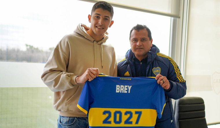 Leandro Brey tiene vínculo con Boca hasta 2027 Foto: @BocaJrsOficial
