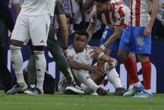 El delantero sufrió un golpe en el último partido.