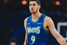 Bolmaro anotó tres puntos Foto: Minnesota Timberwolves