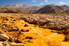 El Arroyo Amarillo es uno de los fenómenos naturales de La Rioja Foto: Argentina Turismo