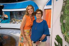 Savannah Guthrie junto a su madre en el set del Today Show de NBC. Savannah Guthrie junto a su madre en el set del Today Show de NBC.
