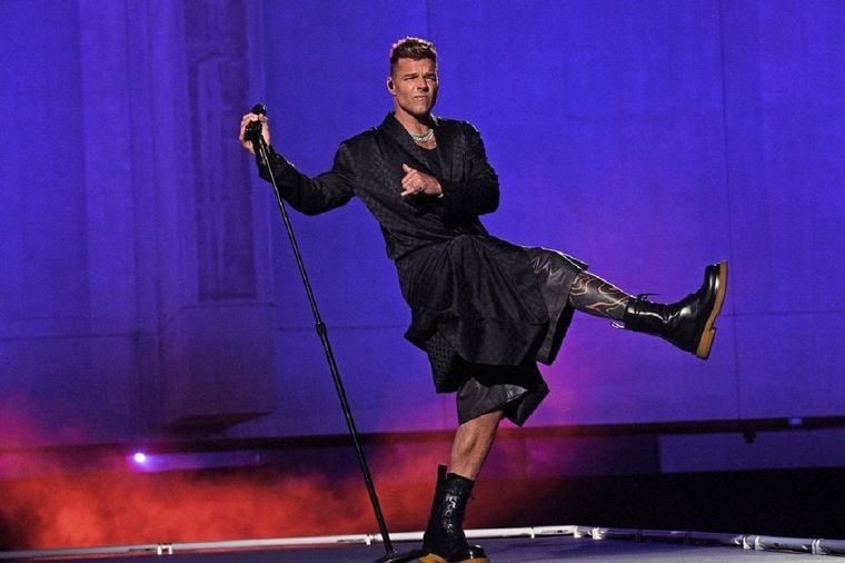 Ricky Martin en un show. Foto: Instagram