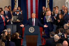Tras asumir como el 47° presidente electo de los Estados Unidos, Donald Trump dio indicios de cómo será su relación con los países latinoamericanos. Foto: NA