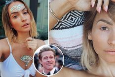 el album de las mejores fotos de lisa stelly, la actriz senalada como la nueva novia de brad pitt