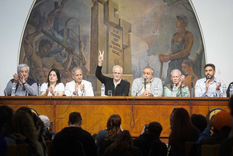 Jorge Taiana junto a la CGT.