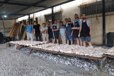 MDZol | Los asadores en el campito de San Cayetano.Foto: San Cayetano.