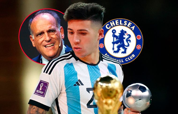 El pase de Enzo Fernández al Chelsea en 121 millones de euros reavivó una gran polémica entre Javier Tebas, presidente de la liga española, y la Premier League.