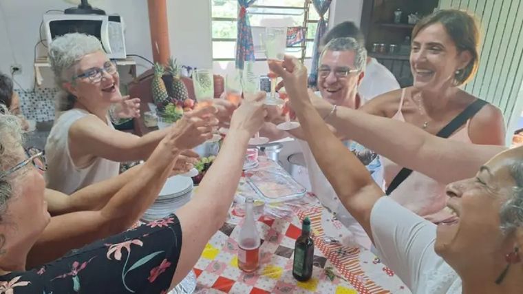 Muchos miembros del grupo que no se conocían acabaron haciéndose amigos. Foto: Archivo Personal