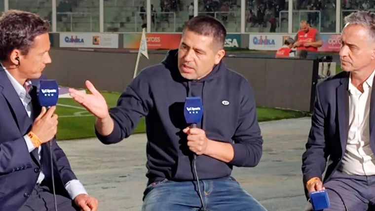 Riquelme habló tras la derrota de Boca, que quedó al borde de no clasificar a la próxima Libertadores Foto: TyC Sports