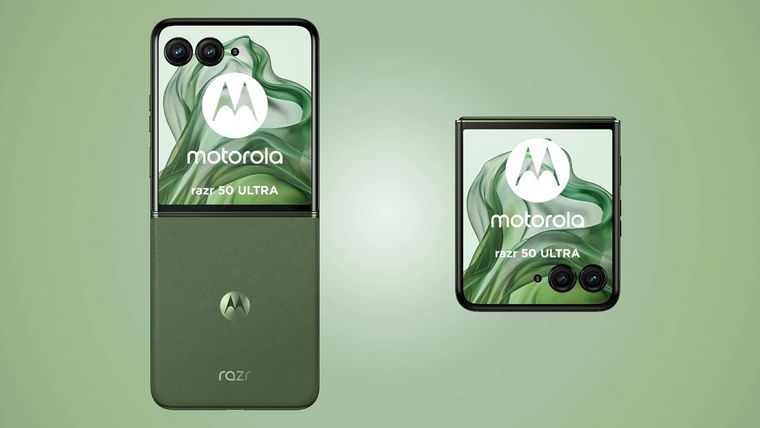 El diseño del Razr 50 Ultra incluye certificación IPX8 para mayor protección contra el agua. El diseño del Razr 50 Ultra incluye certificación IPX8 para mayor protección contra el agua.