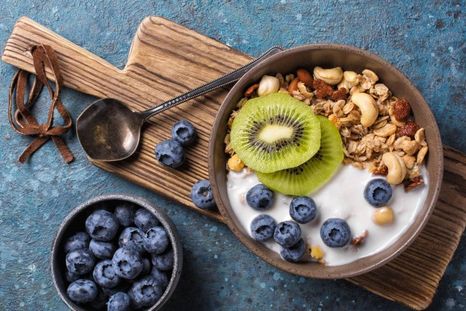 El yogur griego se puede utilizar en variadas recetas. Foto: Archivo El yogur griego se puede utilizar en variadas recetas. Foto: Archivo