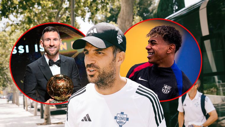 Cesc Fábregas trazó paralelismos entre Messi y Lamine Yamal.