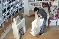 El hecho en la perfumería. Foto: NA