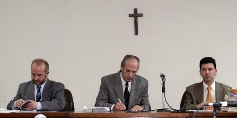 Integrantes del juicio por el asesinato de Paula Toledo Foto: Ariel Jalley/mediamza.com