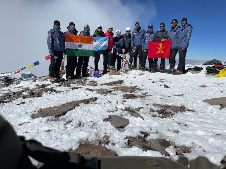 Los elegidos para representar a la Argentina en la expedición Himalaya 2025 del Ejército Argentino en conjunto con el ejército de la India. 