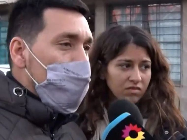 Eric Lucero y Yamila Cialone, los padres de Guadalupe