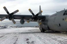se perdio un hercules chileno con 38 personas camino a la antartida
