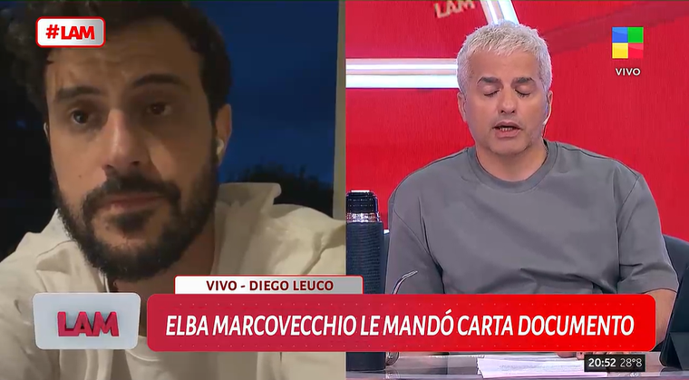 Diego Leuco habló tras la carta documento. Diego Leuco habló tras la carta documento. 
