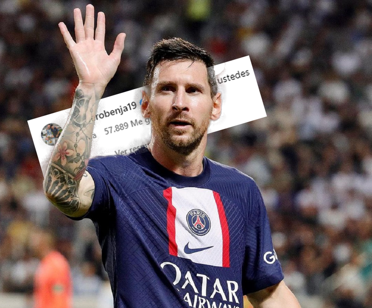 El PSG despidió al argentino en las redes.