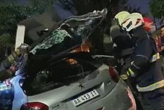 Así quedó el vehículo Así quedó el vehículo