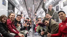 Miles de hinchas de River Plate asistirán al partido contra Palmeiras en el estado Más Monumental, en el marco de la Copa Libertadores. 