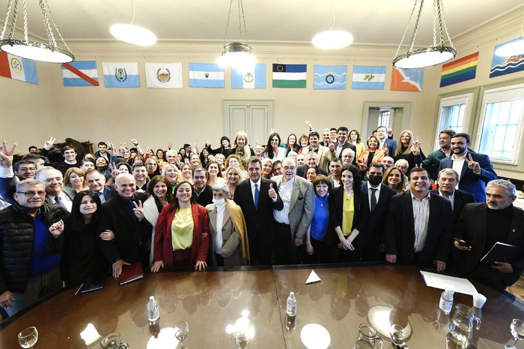 La despedida de Sergio Massa de la Cámara de Diputados. Foto: Diputados Fotografía