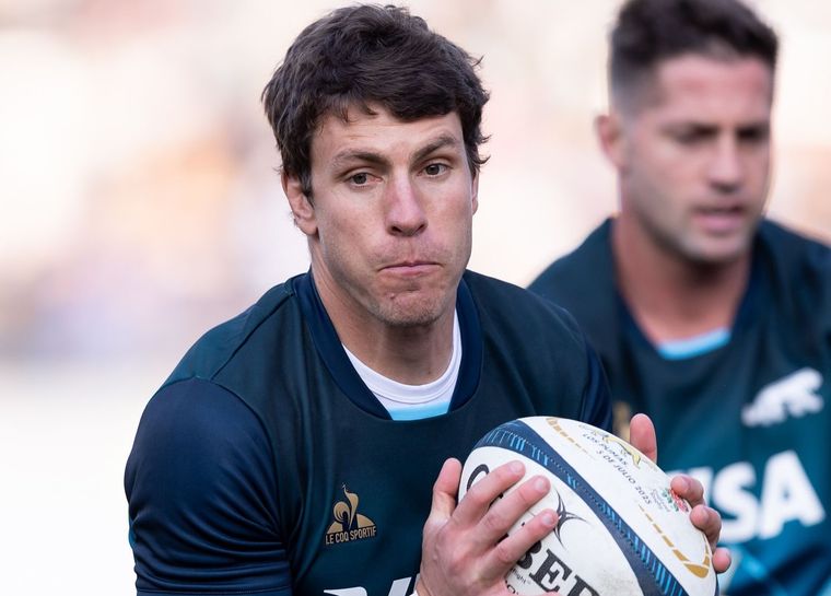 Gonzalo Bertranou, en acción con Los Pumas.&nbsp;