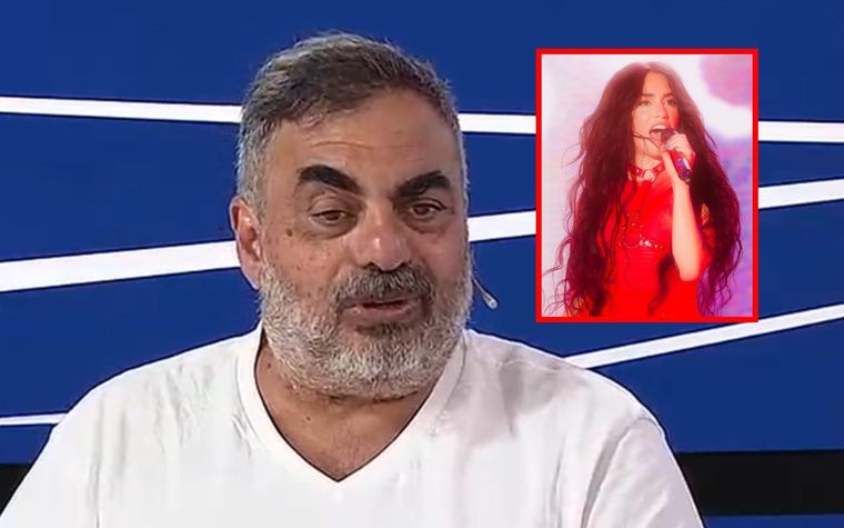 El humorista apoyó a Lali Espósito. Foto: Captura TV / Instagram Lali Espósito