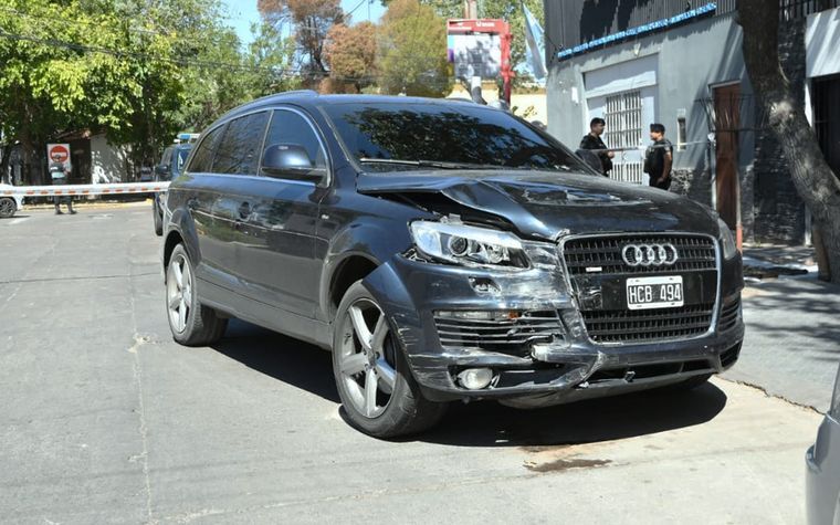 El auto en el que iba el detenido Foto: ALF PONCE MERCADO / MDZ