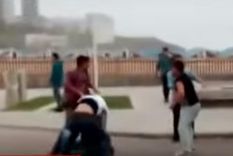 video: asi fue el salvaje enfrentamiento entre rugbiers