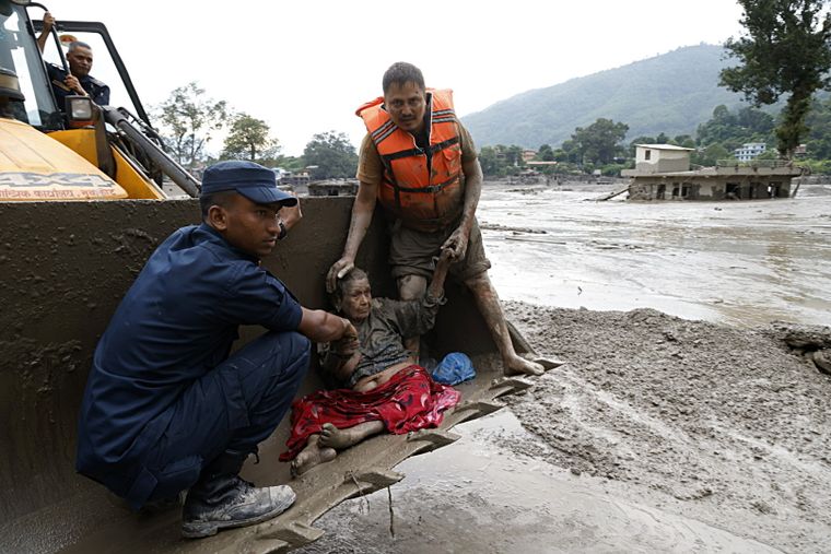 Riada en Nepal.