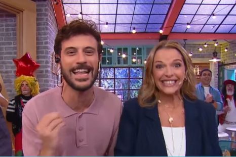 Carina Zampini volvió con todo a La Peña junto a Diego Leuco. Carina Zampini volvió con todo a La Peña junto a Diego Leuco.