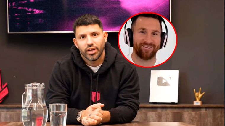 Agüero y un bombazo sobre Messi que sacudió las redes