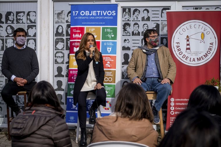 La futura candidata se refirió a los problemas de la oposición. Foto: Telam