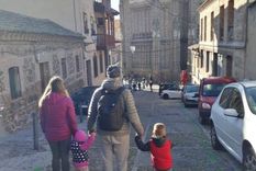 Una familia que se fue.