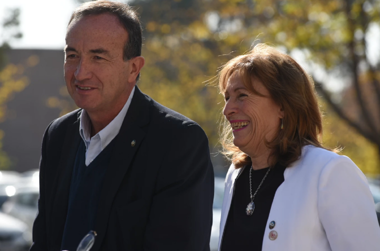 Esther Sánchez será rectora de ls UNCuyo y Gabriel Fidel el vicerrector. Foto: Interclaustro