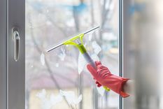 LIMPIAR LOS CRISTALES NECESITAN SER LIMPIADOS CON UN LIMPIAVIDRIOS Foto: SHUTTERSTOCK