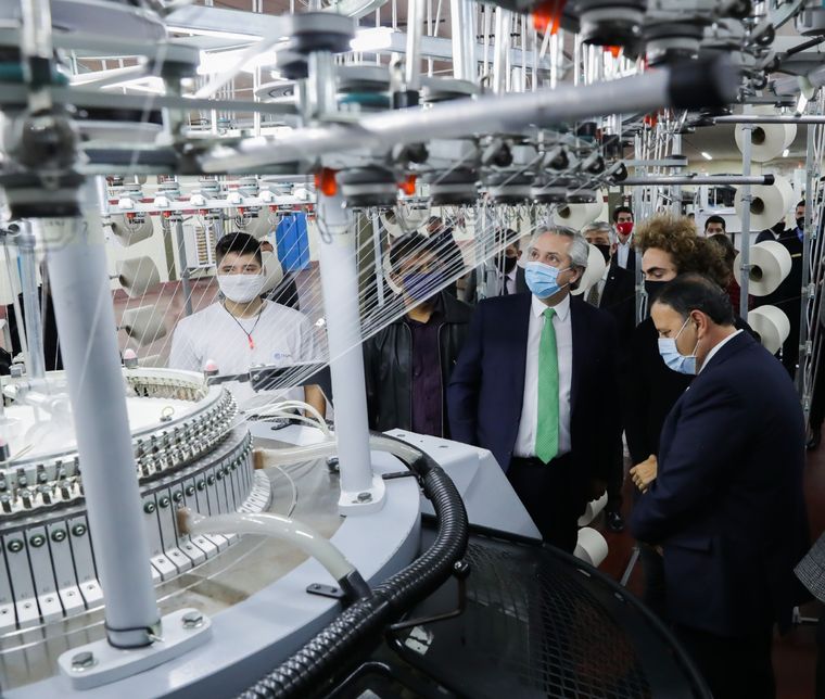 Alberto Fernández en La Rioja.