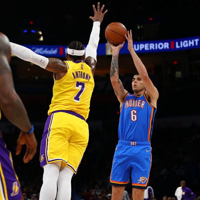 El argentino verá acción el último día del año. Foto: NBA