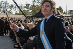 Javier Milei se paró de uno de los lados de la grieta Foto: Presidencia