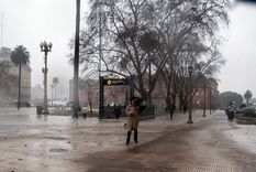 El temporal afectó a la Ciudad de Buenos Aires y sus alrededores. Foto: Télam
