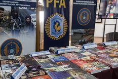 Policía Federal Argentina detuvo al responsable y secuestró el material Foto: Télam