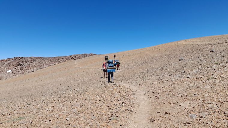 Portezuelo Cerro Risco Plateado (Malargüe, Mendoza). Portezuelo Cerro Risco Plateado (Malargüe, Mendoza).