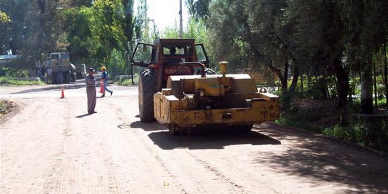Junín comenzó con la mejora de sus calles. Foto: Prensa Junín